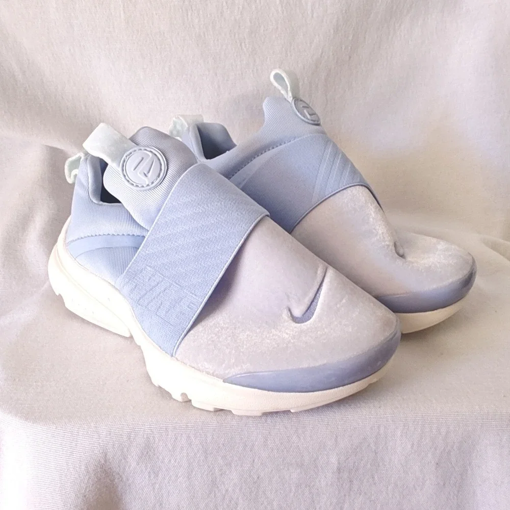 Nike Presto Extreme Sneaker Light Blue Slip On AA3515-400 Size 1Y